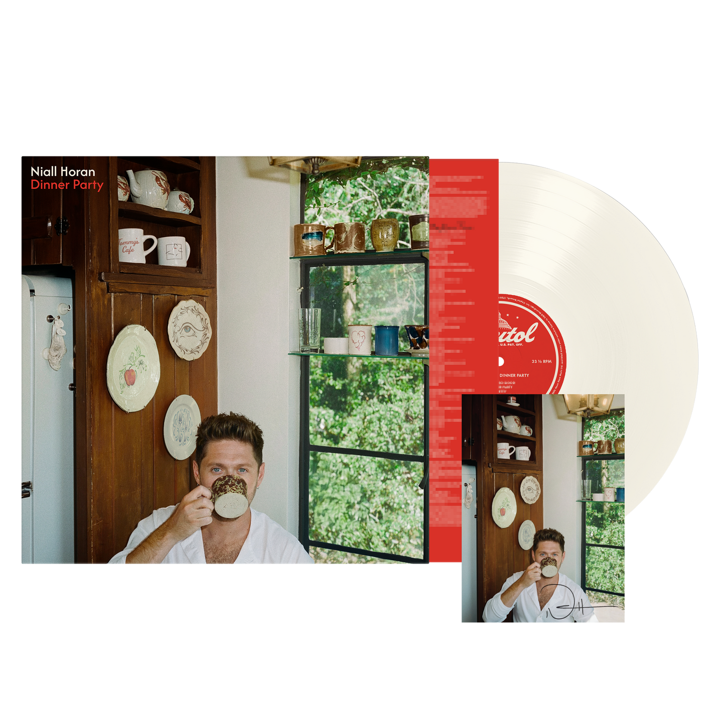 Dinner Party - Signed Porcelain Vinyl