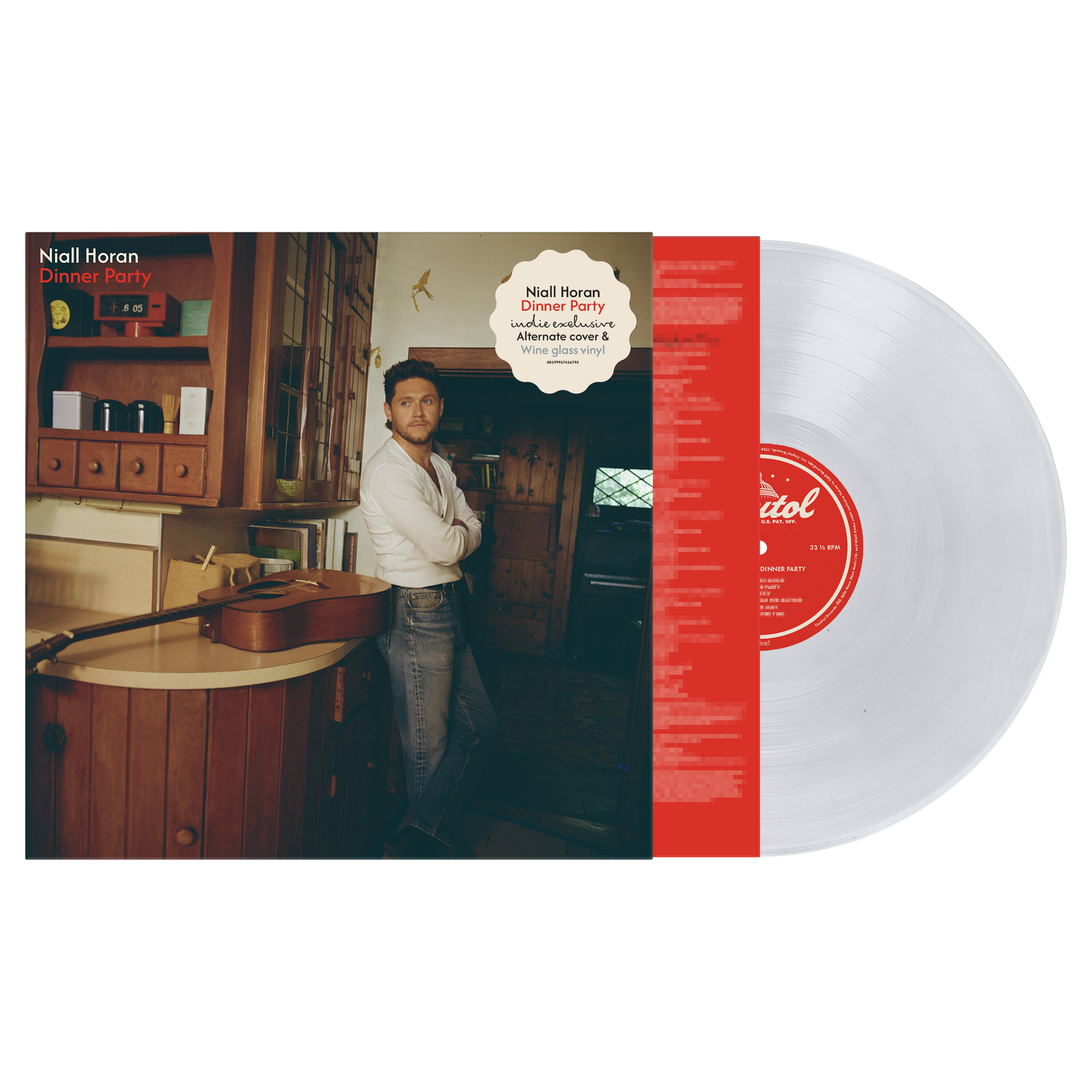 Dinner Party - Indie Exclusive Wine Glass Clear Vinyl