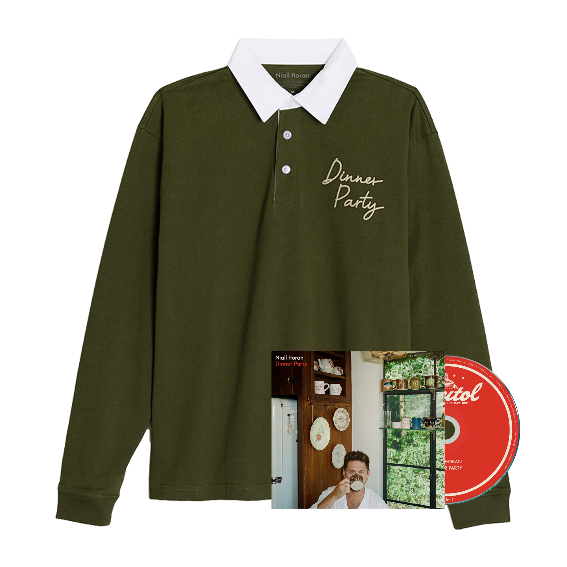 Dinner Party Fan Pack #1 - CD + Longsleeve Polo